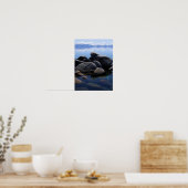 Lake Tahoe Winter Stilwater Poster (Keuken)