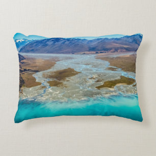 Lake Tekapo en Southern Alps, Nieuw-Zeeland Accent Kussen