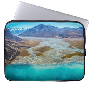 Lake Tekapo en Southern Alps, Nieuw-Zeeland Laptop Sleeve