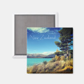 Lake Tekapo New Zealand Magnet Magneet (Voorkant / Achterkant)