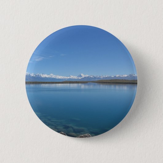 Lake Tekapo, Nieuw-Zeeland Ronde Button 5,7 Cm (Voorkant)