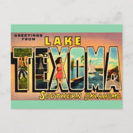 Lake Texoma Oklahoma ansichtkaart Briefkaart