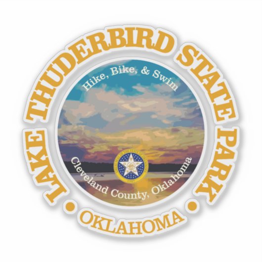 Lake Thunderbird SP Sticker (Voorkant)