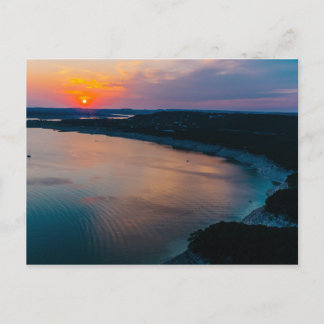 Lake Travis Sunset Briefkaart