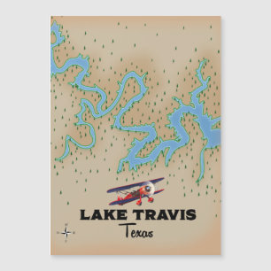 Lake Travis Texas kaart