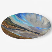 LAKE UITZICHT PAPIEREN BORDJE (Gekanteld)