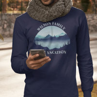Lake Vacation Familie Reunion Custom Lange Mouw