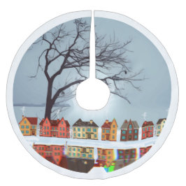 Lake Village Reflection Brushed Polyester Tree Ski Kerstboom Rok