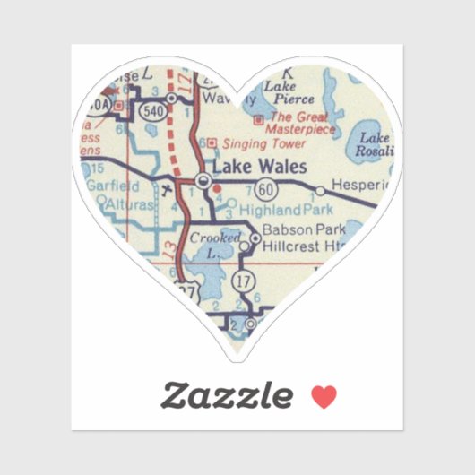 Lake Wales Florida Sticker (Vel)