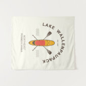 Lake Wallenpaupack Pennsylvania Paddle Boarding Wandkleed (Voorkant (horizontaal))