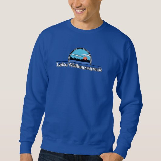 Lake Wallenpaupack Retro Camp Sweatshirt (Voorkant)