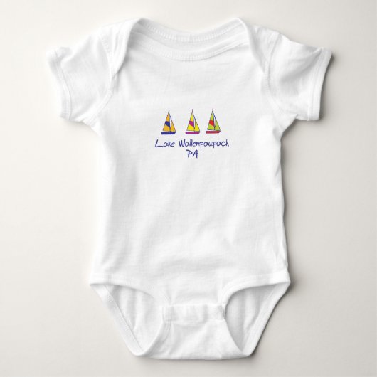 Lake Wallenpaupack Sailships Romper (Voorkant)