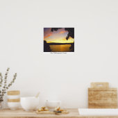 Lake Wallenpaupack Sunset Poster (Keuken)