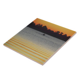 Lake Wendouree Calm Before Nightfall Tegeltje