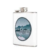 Lake Wheeler North Carolina Reflection Heupfles (Links)