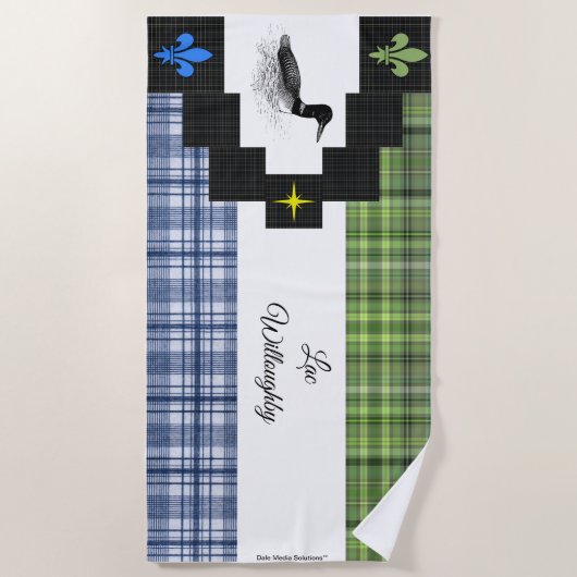 Lake Willoughby Beach Towel Strandlaken (Voorkant)