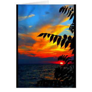 Lake Winnebago Sunset Toute carte d'occasion