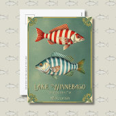 Lake Winnebago Wisconsin USA fish Carte postale