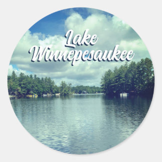 Lake Winnepesaukee Ronde Sticker