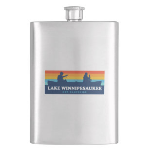 Lake Winnipesaukee New Hampshire Canoe Flacon