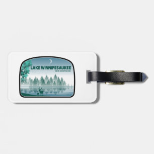 Lake Winnipesaukee New Hampshire Herten Bagagelabel