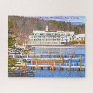 Lake Winnipesaukee New Hampshire. Jigzaag Puzzle Legpuzzel