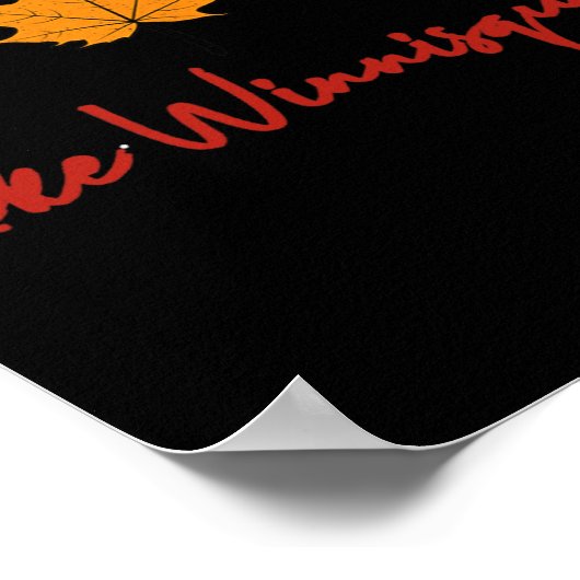 Lake Winnisquam Fall Foliage Autumn Leaf Ing Oak M Poster (Hoek)