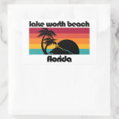 Lake Worth Beach Florida Rechthoekige Sticker (Tas)
