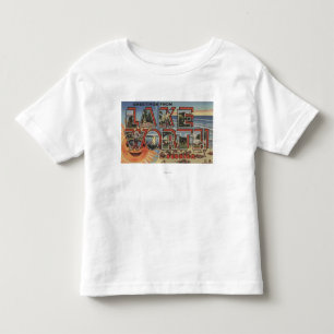 Lake Worth, Florida - Large Letter Scenes Kinder Shirts