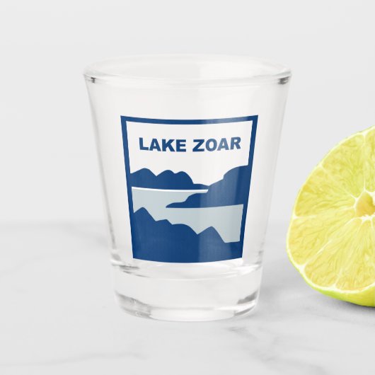Lake Zoar Shot Glass Glas (Voorkant)