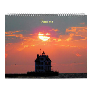 Lake Zonsondergangen Kalender
