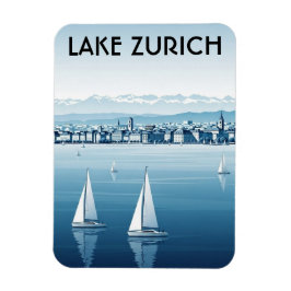Lake Zurich Switzerland Travel Magneet