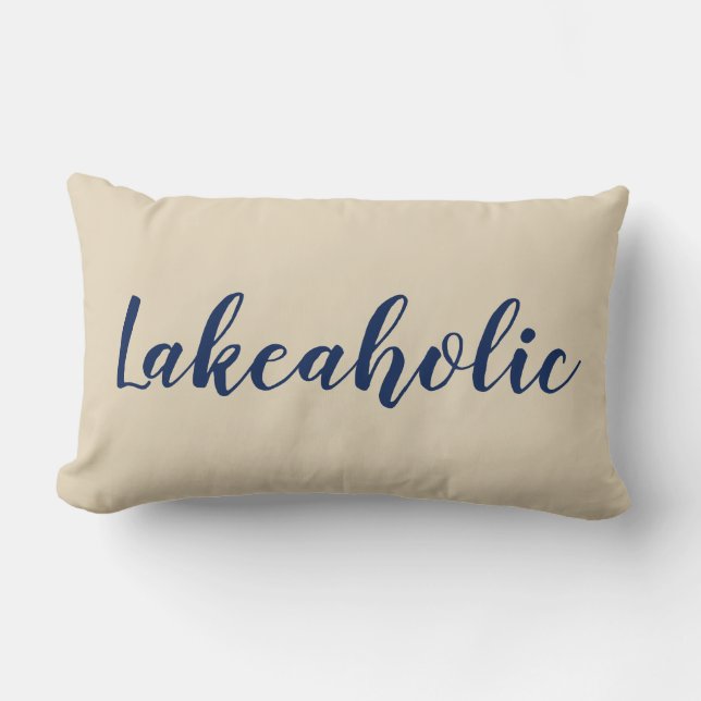 Lakeaholic | Lake House Pillow Kussen (Voorkant)