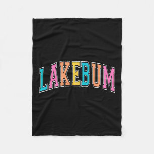 Lakebum Zomer Vibes Meer Dagen Buiten Natuur Liefd Fleece Deken