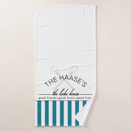Lakehouse Lake Life Vacation House Serviette (Serviette de bain)