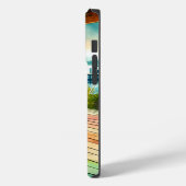 Lakehouse Uitzicht Deck and Flowers Case-Mate iPhone Case (Achterkant / Links)