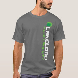 Lakeland® Mannen Grijs Verticaal Fire T-shirt