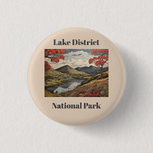Lakeland Scene Gepersonaliseerd Ronde Button 3,2 Cm
