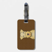 Lakeland Terrier Cartoon Paws Bagagelabel (Achterkant verticaal)