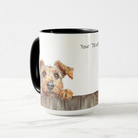 Lakeland Terrier Chien Mug (Devant gauche)
