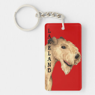 Lakeland Terrier Color Block Sleutelhanger