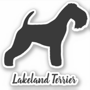 Lakeland Terrier Hondenras Silhouette Sticker