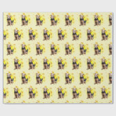 Lakeland Terrier Hunting Dog is een ster Cadeaupapier (Vlak)