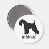 Lakeland Terrier Magneet (Voorkant / Achterkant)