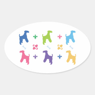 Lakeland Terrier Ovale Sticker