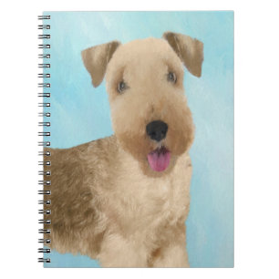 Lakeland Terrier Painting - Cute Original Dog Art Notitieboek