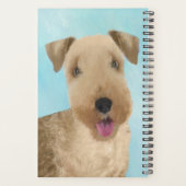 Lakeland Terrier Painting - Cute Original Dog Art Planner (Achterkant)