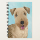Lakeland Terrier Painting - Cute Original Dog Art Planner (Voorkant)