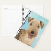 Lakeland Terrier Peinture - Cute Original Chien Ar (Devant avec enveloppe)