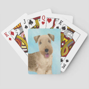 Lakeland Terrier Schilderij - Mooie Originele Hond Pokerkaarten